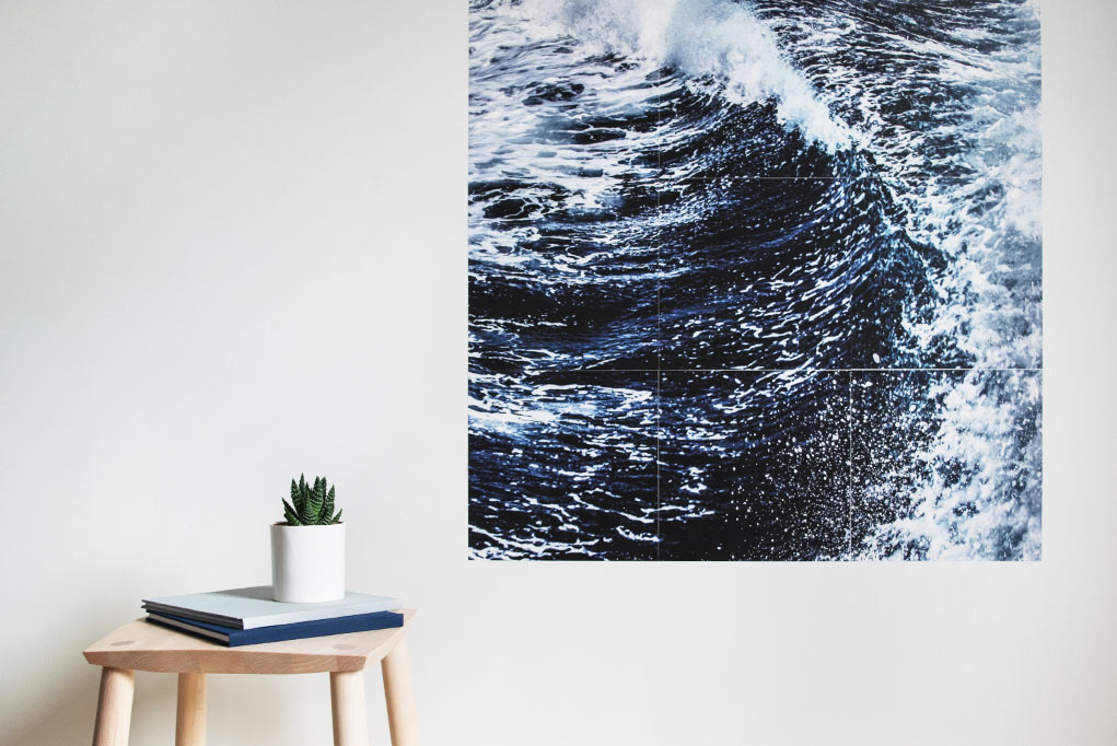 10x10 shibori wall decals