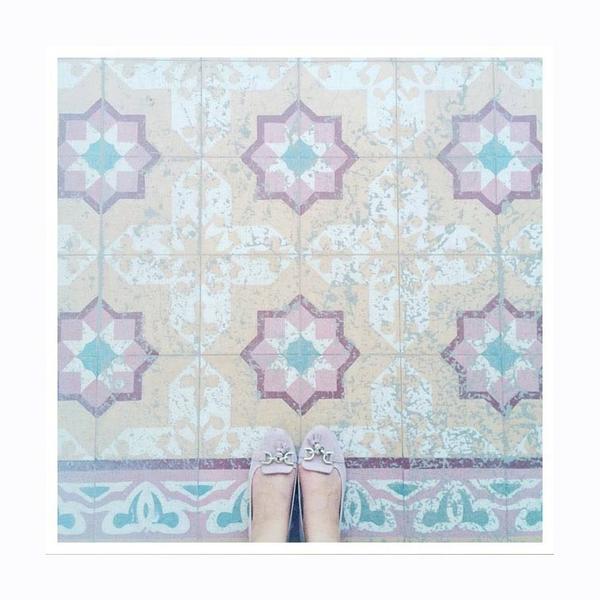 Pastel floors. Photo print by Instagrammer and Mexican Art Director Marioly Vazquez.  This print and another 11 for sale on the Impressed Print Shop