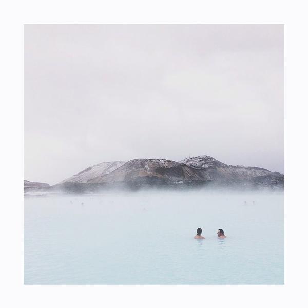 Iceland's steamy Blue Lagoon baths. Photo print by Instagrammer and photographer Brittany Hildebrandt.  This print and another 11 for sale on the Impressed Print Shop